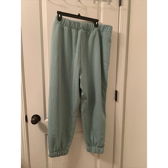 A New Day Women's Plus Size 1X Jogger Pants Sweatpants Green - Picture 7 of 7